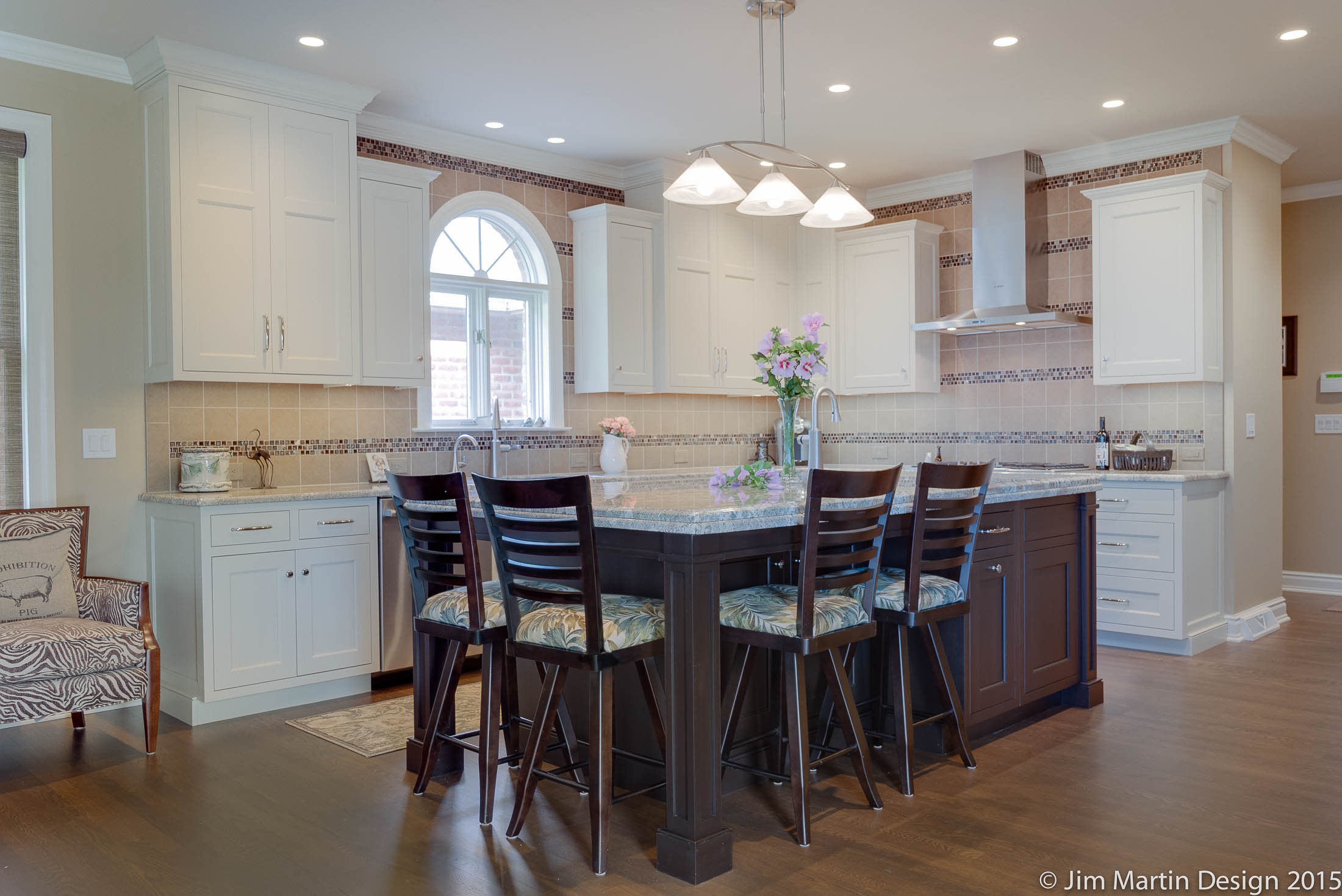 Jim Martin Design | Portfolio - Black and White Kitchen Remodel